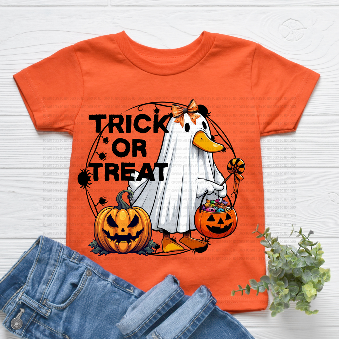 Trick or Treat Duck DTF Print