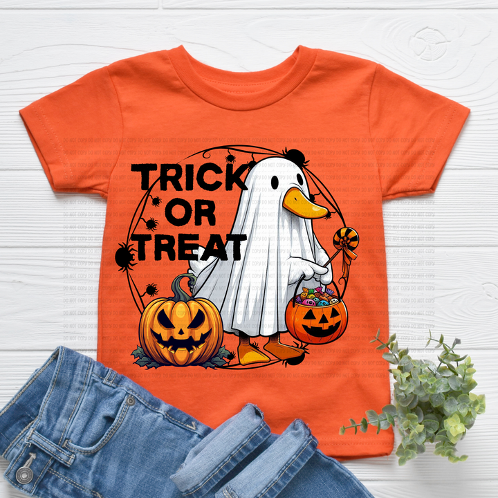 Trick or Treat Duck DTF Print