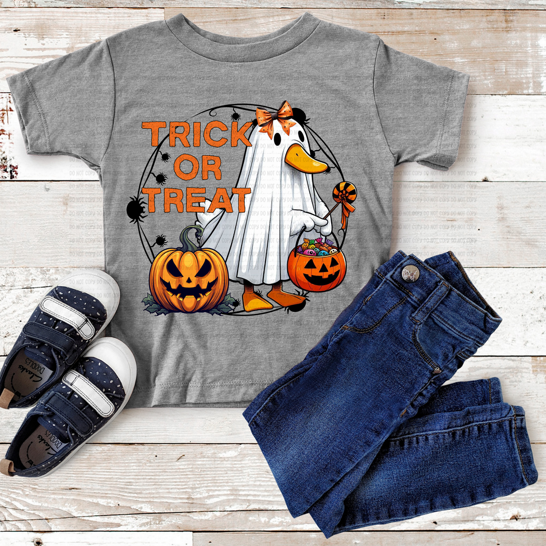 Trick or Treat Duck DTF Print