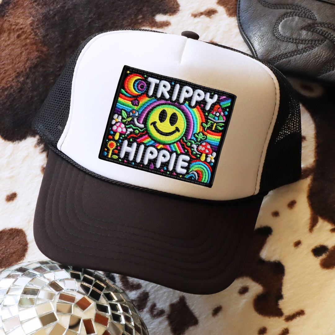 Trippy Hippy Faux Patch DTF Print