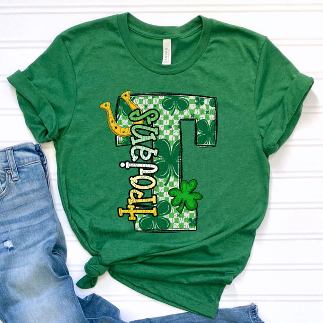 St Patrick's Day Mascots DTF Print