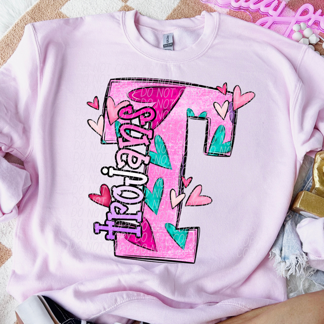 Valentine's Day Mascots DTF Print