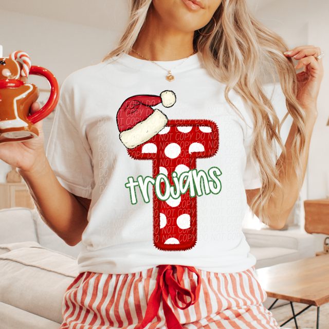 Christmas School Spirit DTF Print