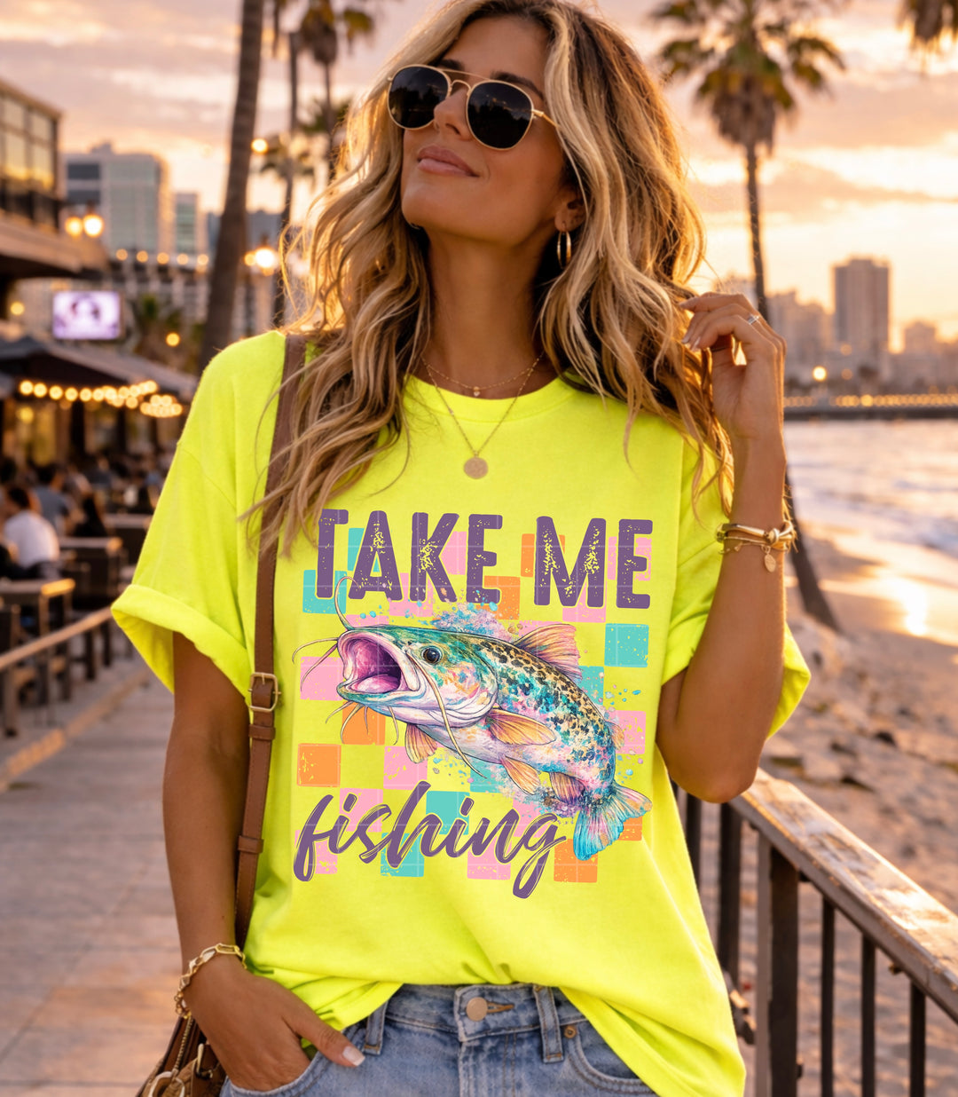 Take Me Fishing DTF Print