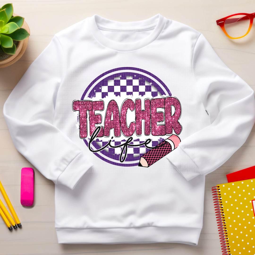 Teacher Life DTF Print