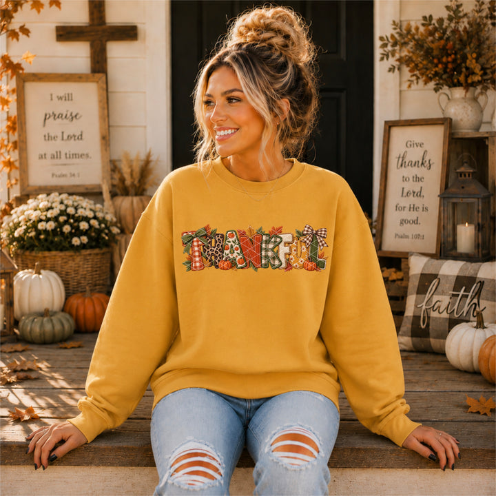 Thankful DTF Print