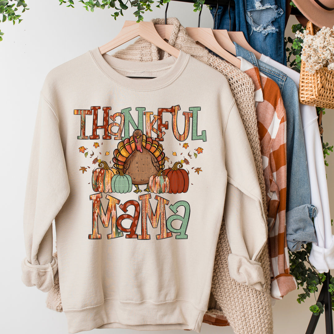 Thankful Mama DTF Print