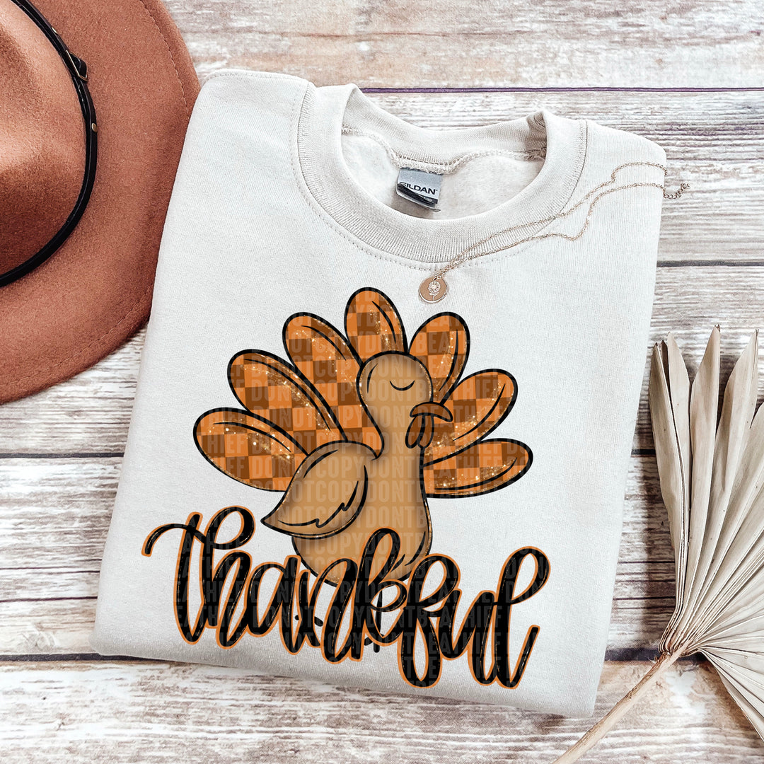 Thankful Turkey DTF Print