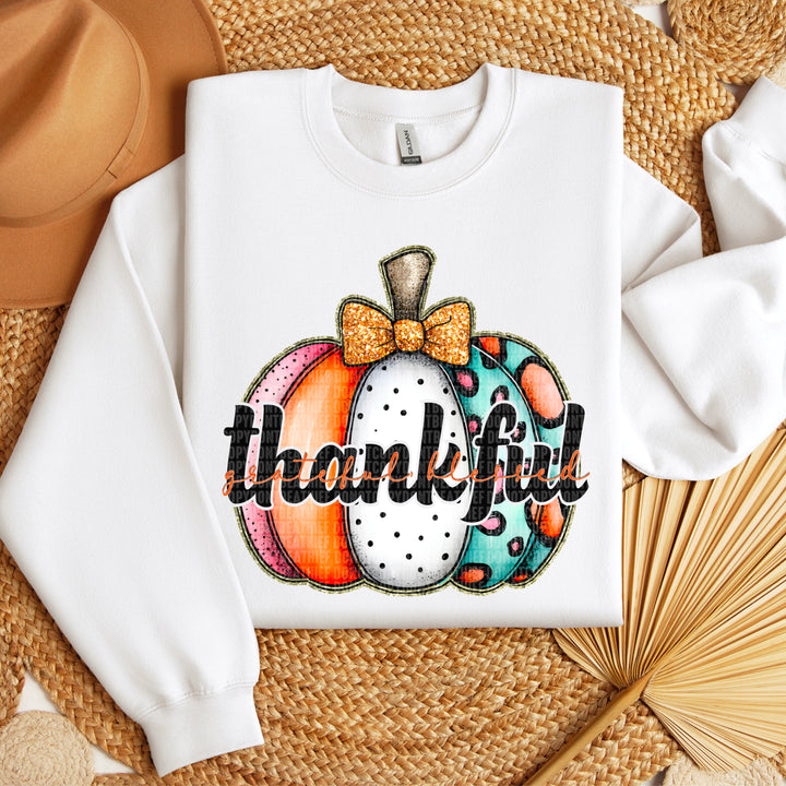 Thankful Pumpkin DTF Print