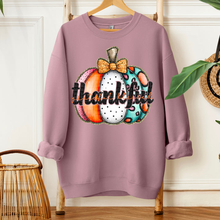 Thankful Pumpkin DTF Print