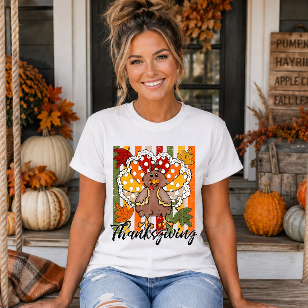 Thanksgiving Turkey DTF Print