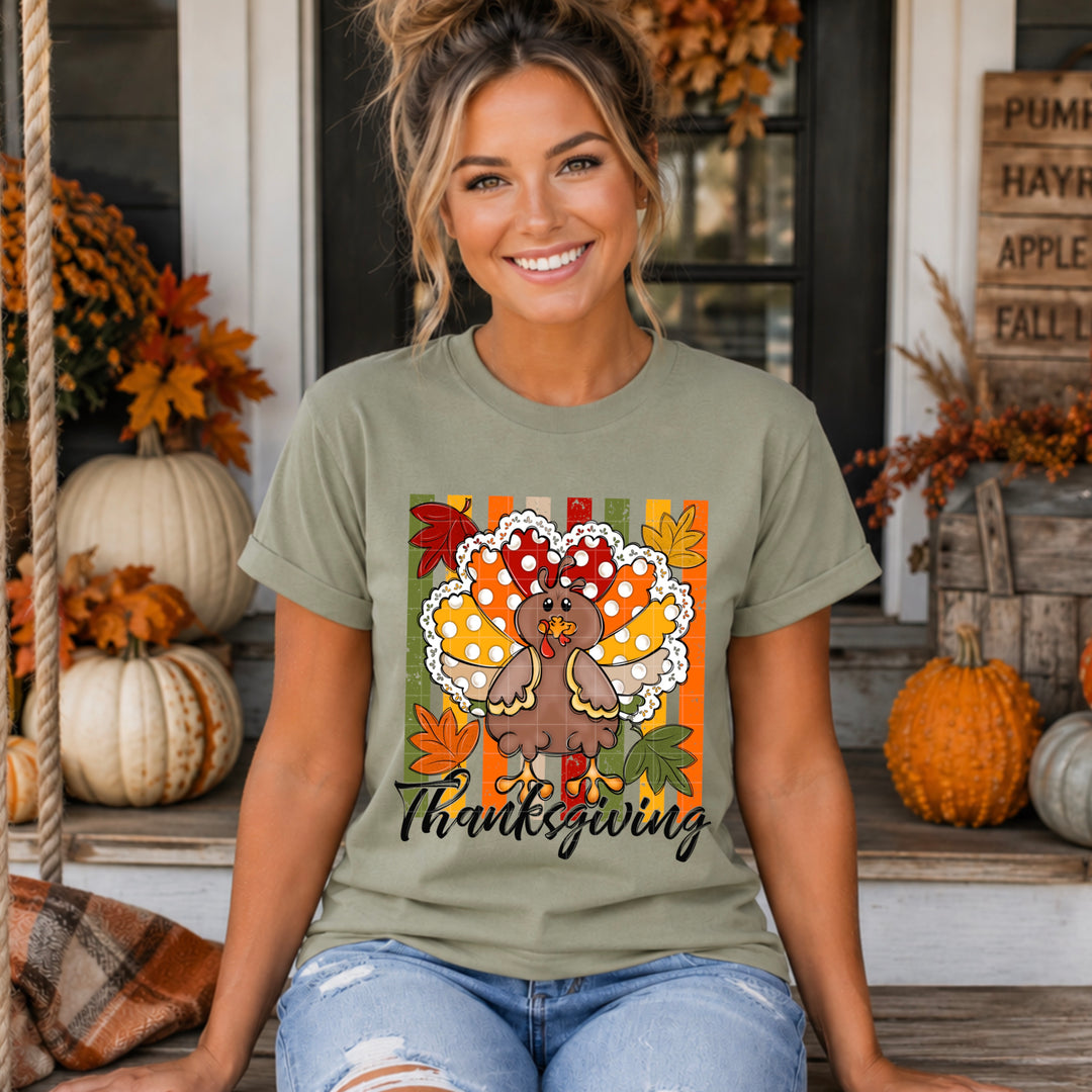 Thanksgiving Turkey DTF Print