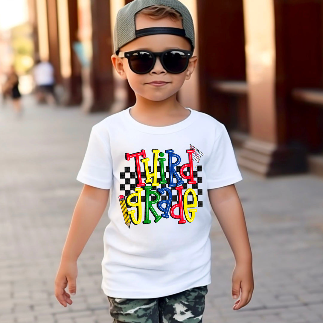 Grade School Boy DTF Print