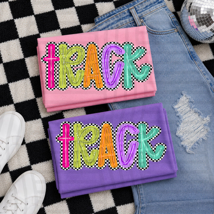 Simply Checkered Sports DTF Print