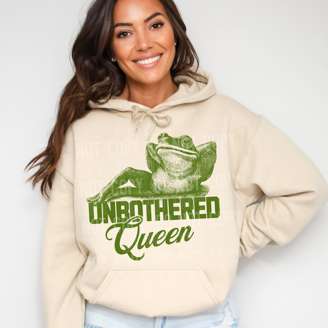 Unbothered Queen DTF Print