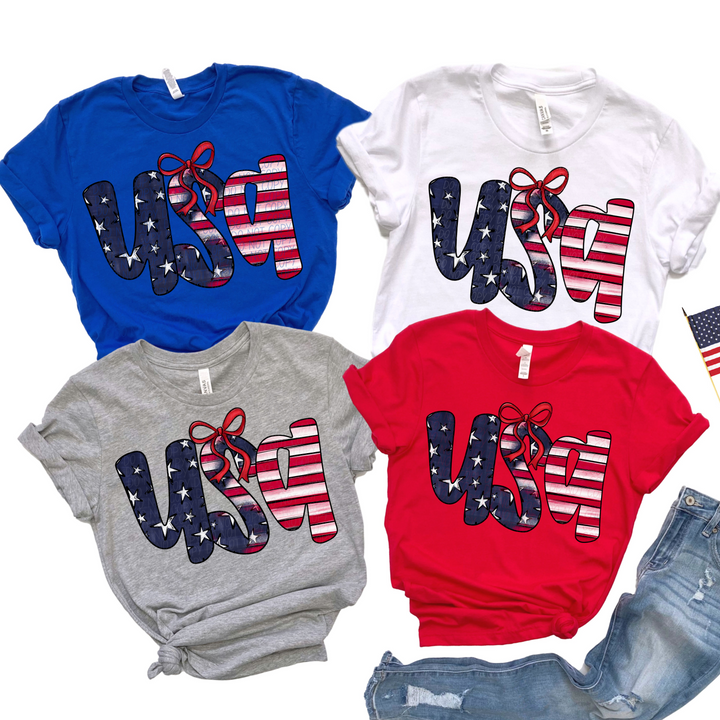 USA Bow DTF Print