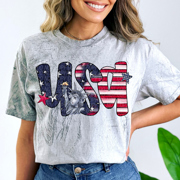 USA Liberty DTF Print