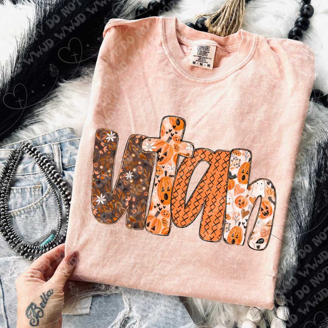 State Pumpkin Alpha DTF Print