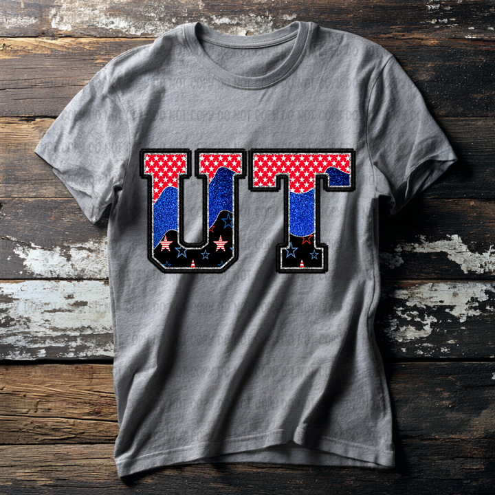 Patriotic States DTF Print