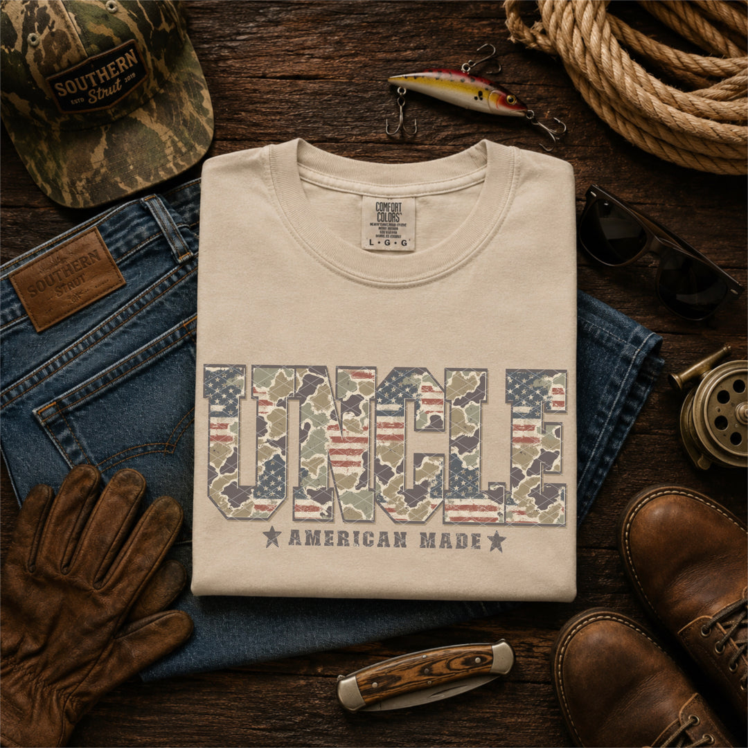 Camo Patriotic Men Collection DTF Print