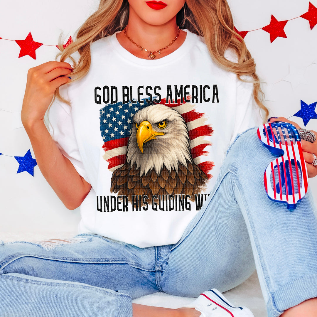 Under His Guiding Wing DTF Print