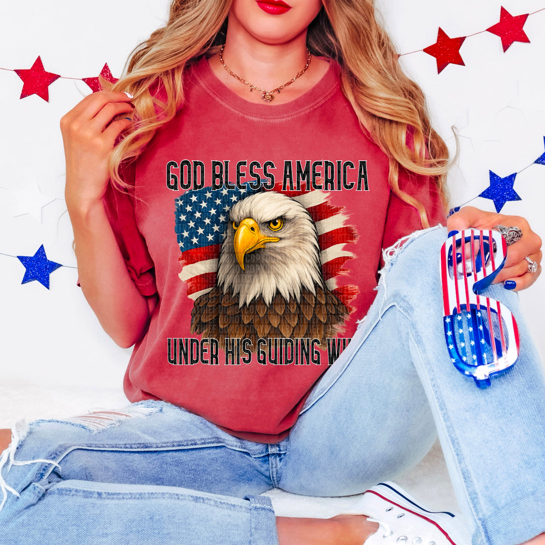 Under His Guiding Wing DTF Print