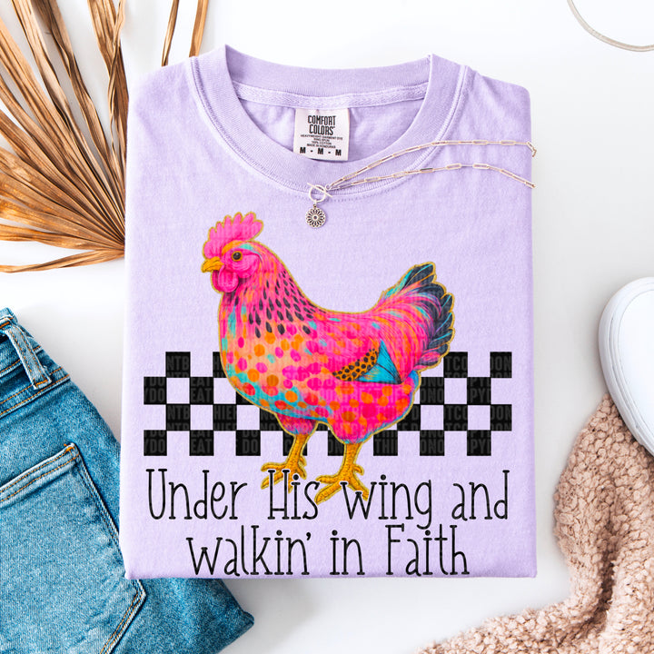 Under His Wing DTF Print