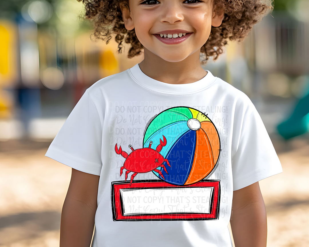 Crab DTF Print