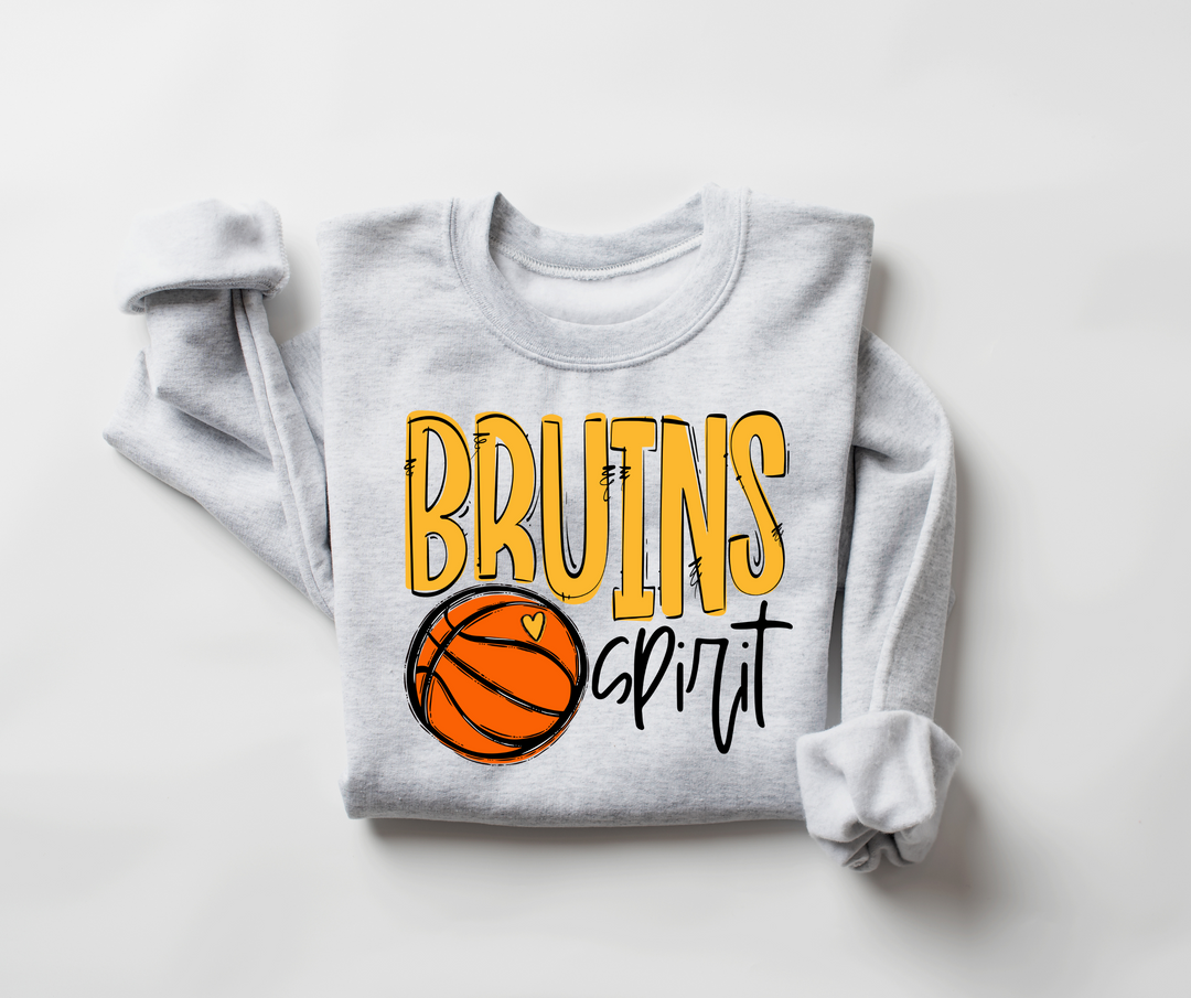 Go Team Bruins Basketball Spirit DTF Print