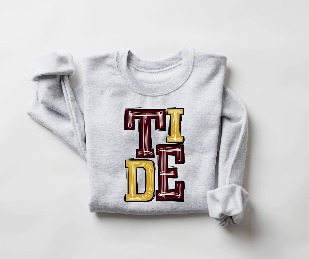 Tide Sporty Mascot DTF Print