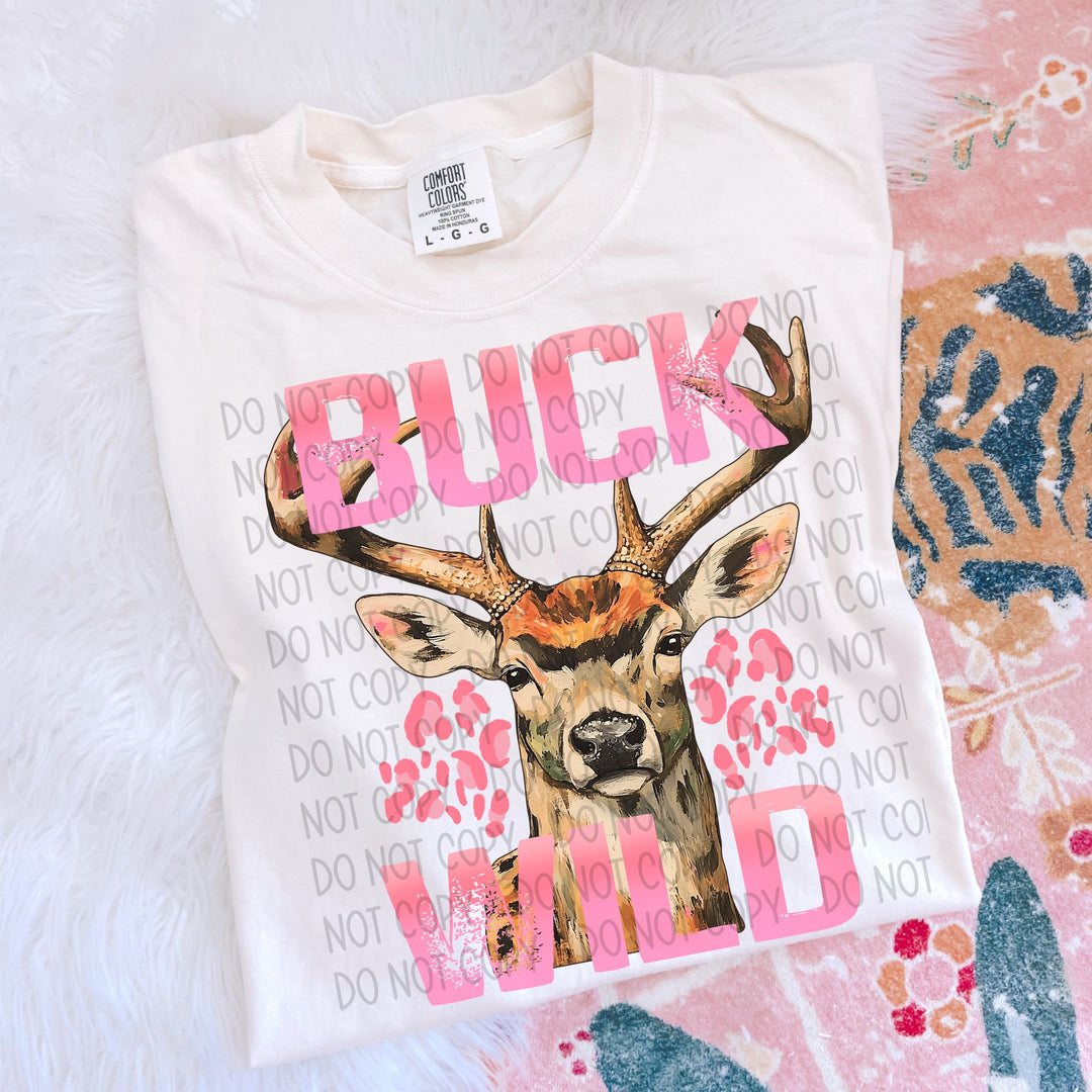 Buck Wild DTF Print