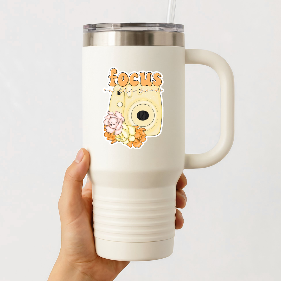 Focus On The Good Die Cut Stickers