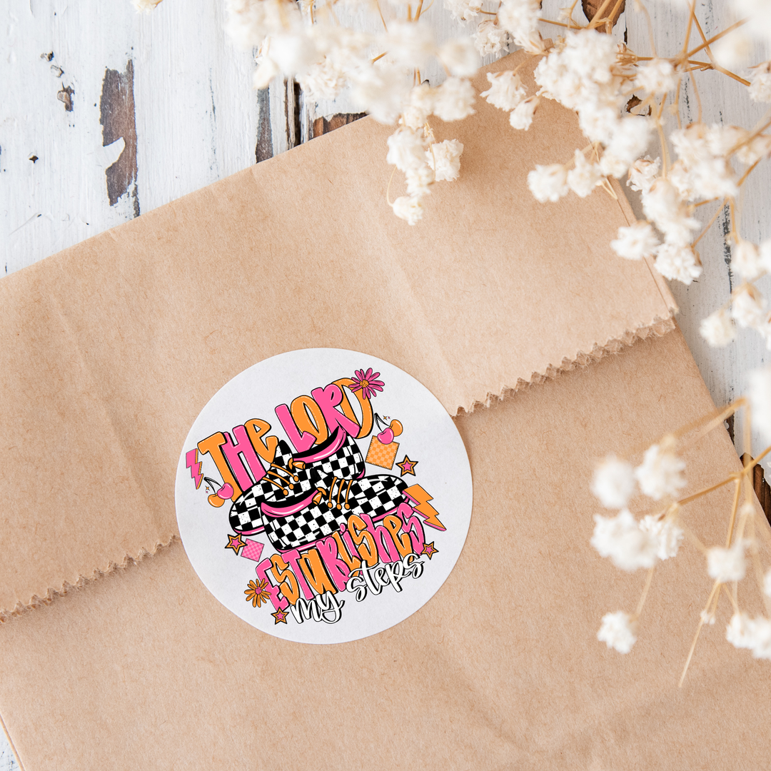 The Lord Establishes My Steps Sticker Sheet
