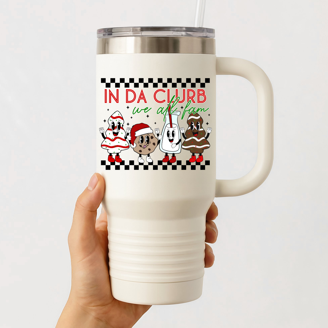 In Da Club We All Fam Die Cut Stickers