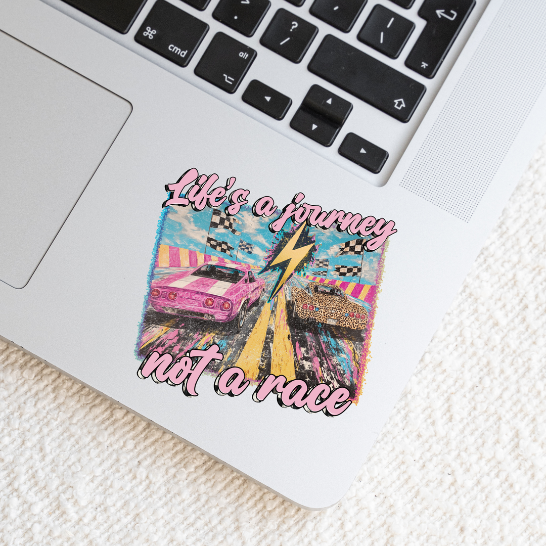 Life's A Journey Die Cut Stickers