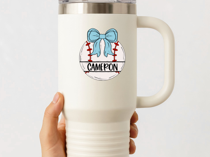 Custom Softball/Baseball Die Cut Stickers