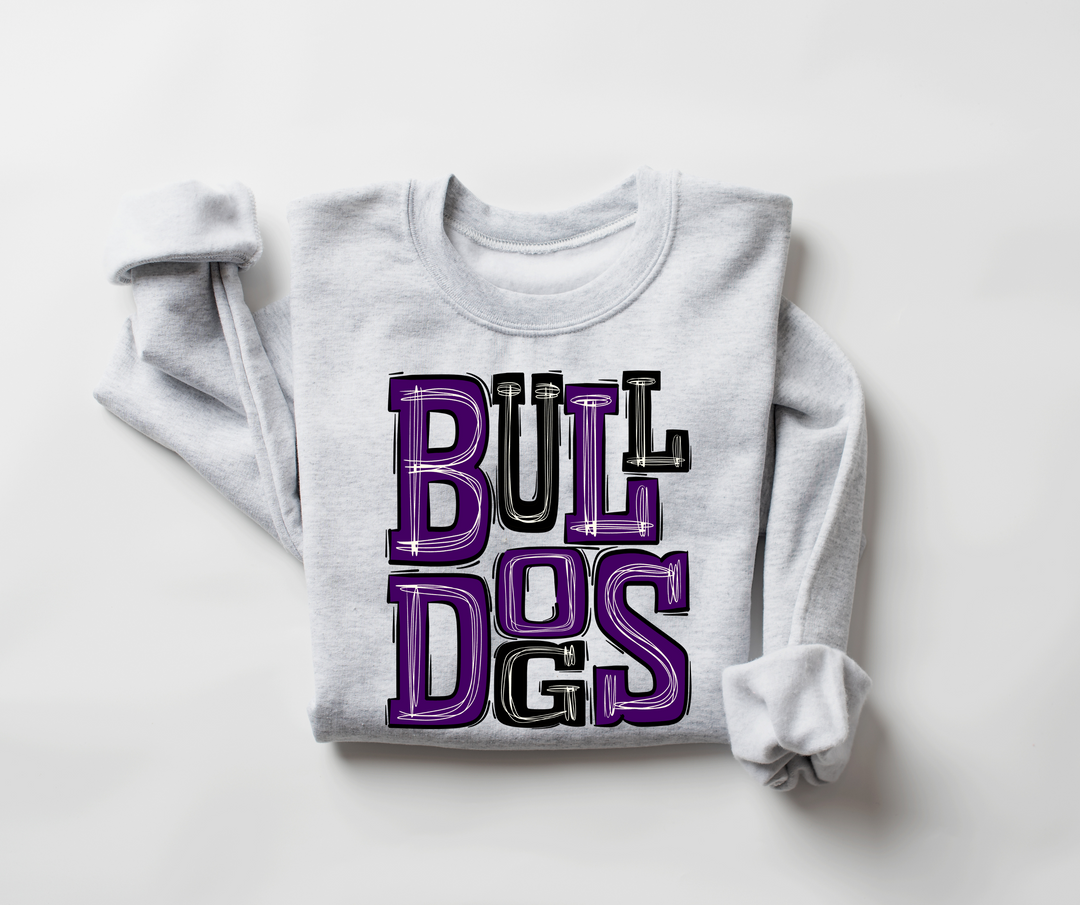 Bulldogs Sporty Mascot DTF Print