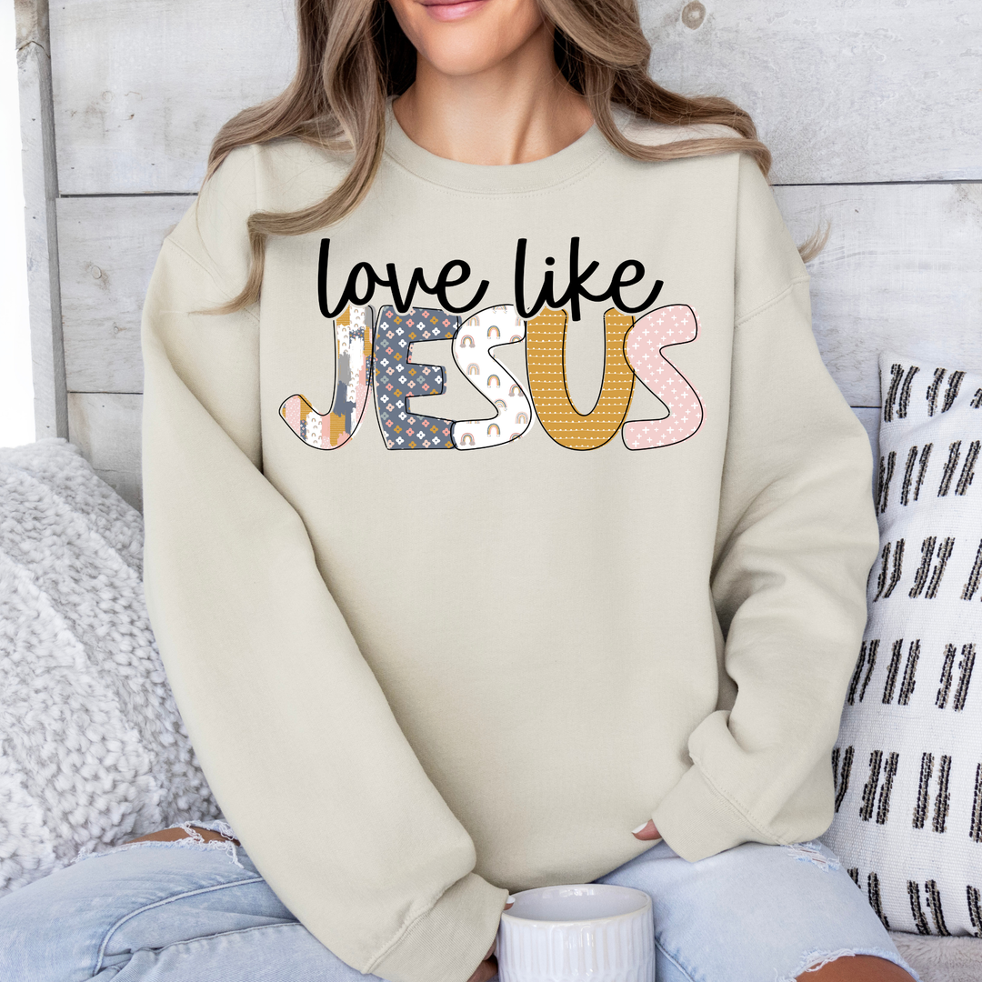 Love Like Jesus DTF Print