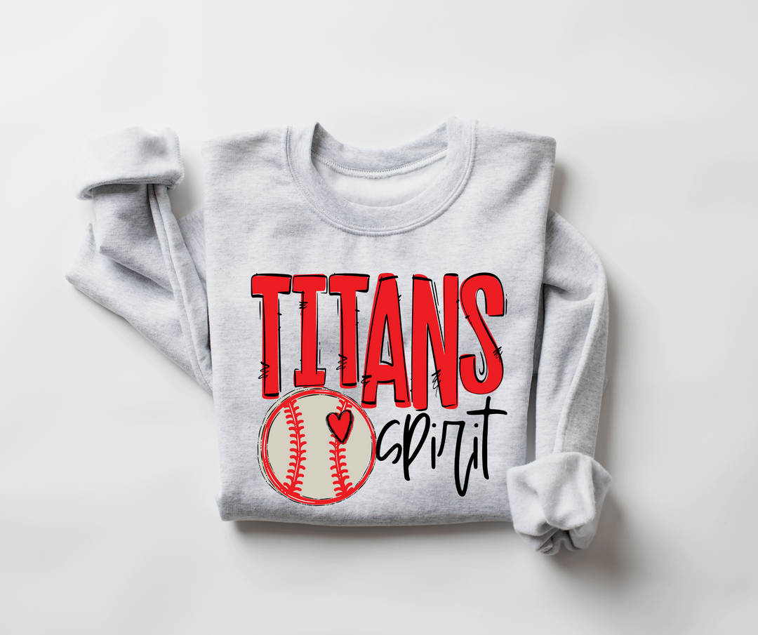 Go Team Titans Baseball DTF Print