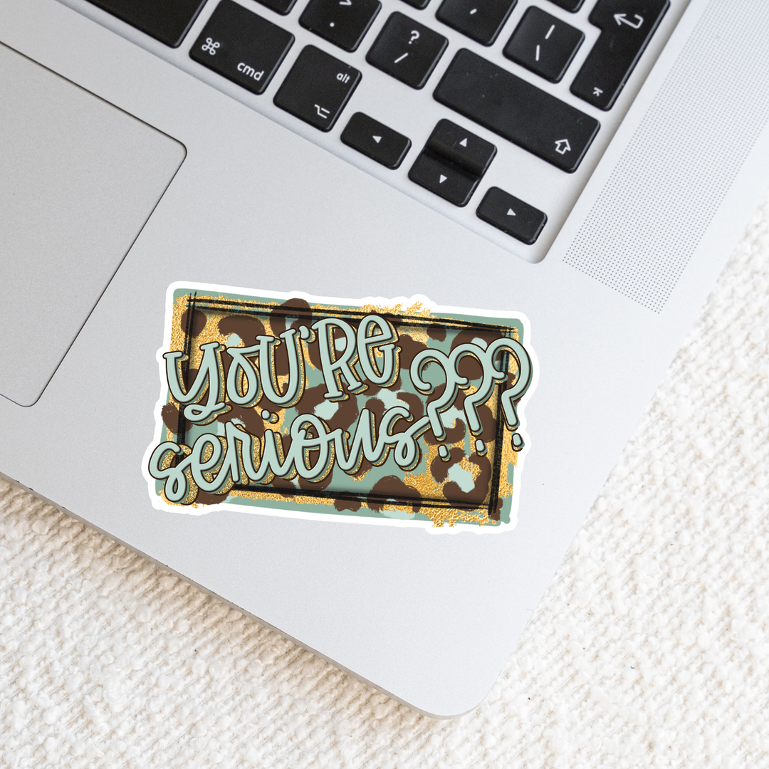 You're Serious Die Cut Stickers
