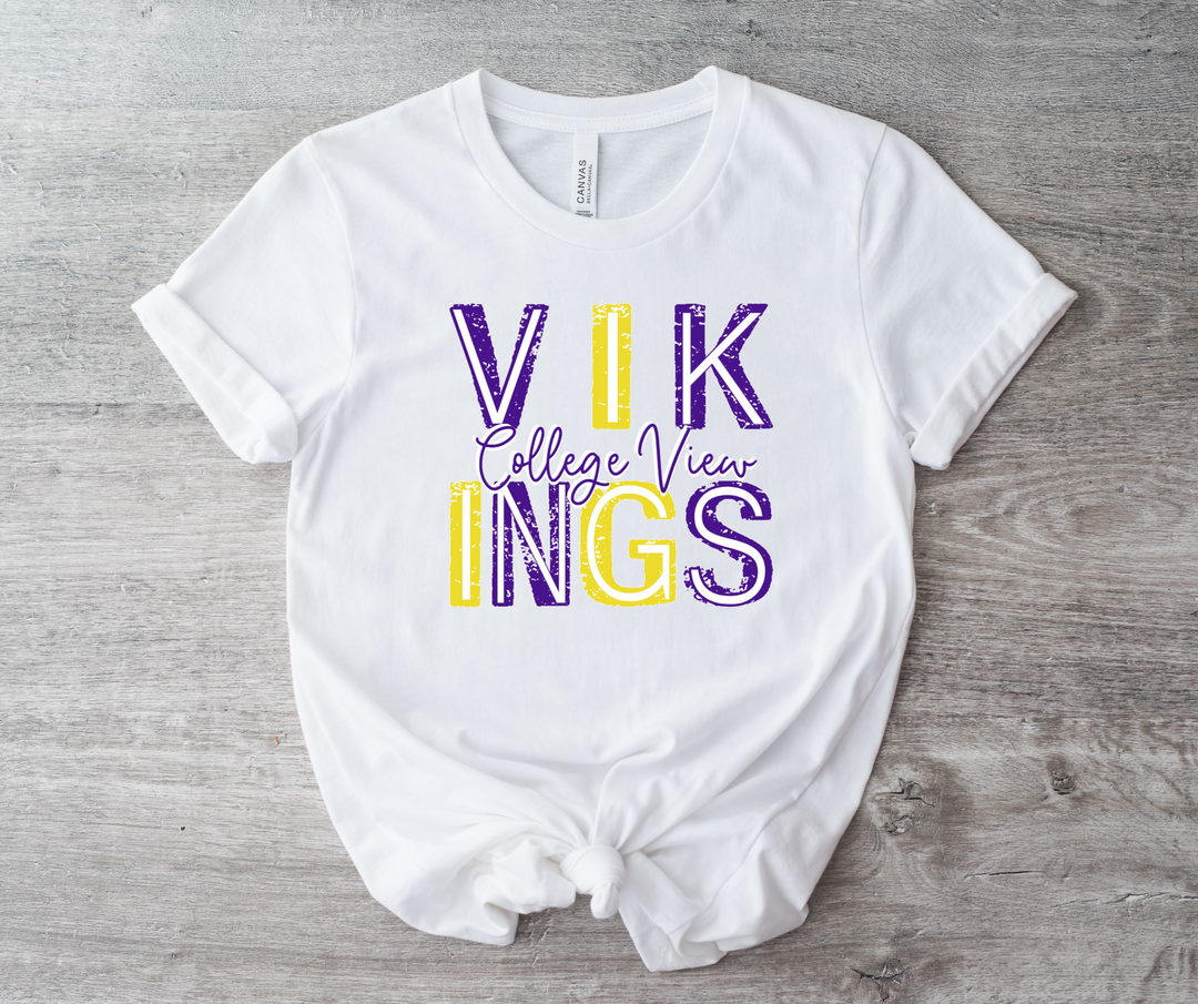 College View Vikings DTF Print