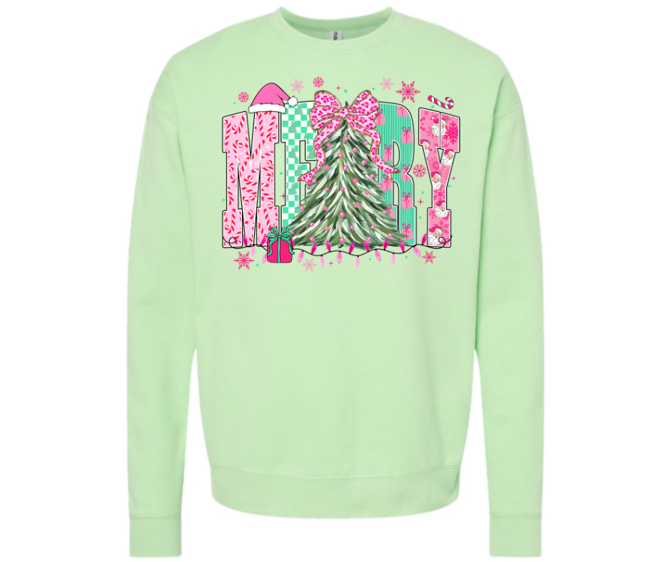 Merry Tultex Neo Mint Sweatshirt