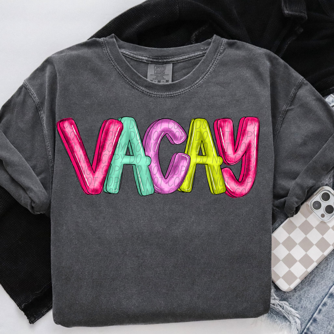 Vacay DTF Print