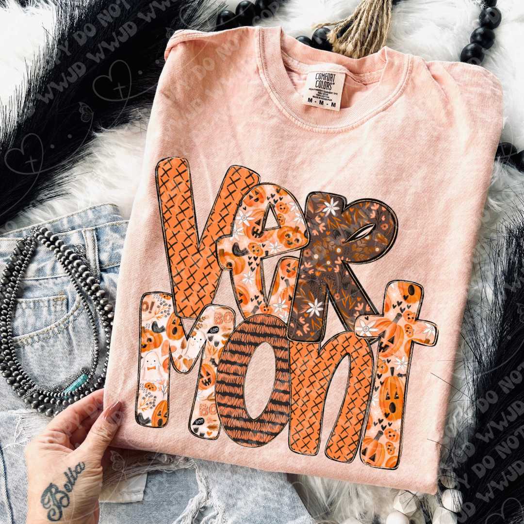 State Pumpkin Alpha DTF Print