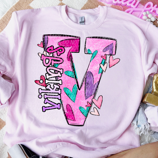 Valentine's Day Mascots DTF Print