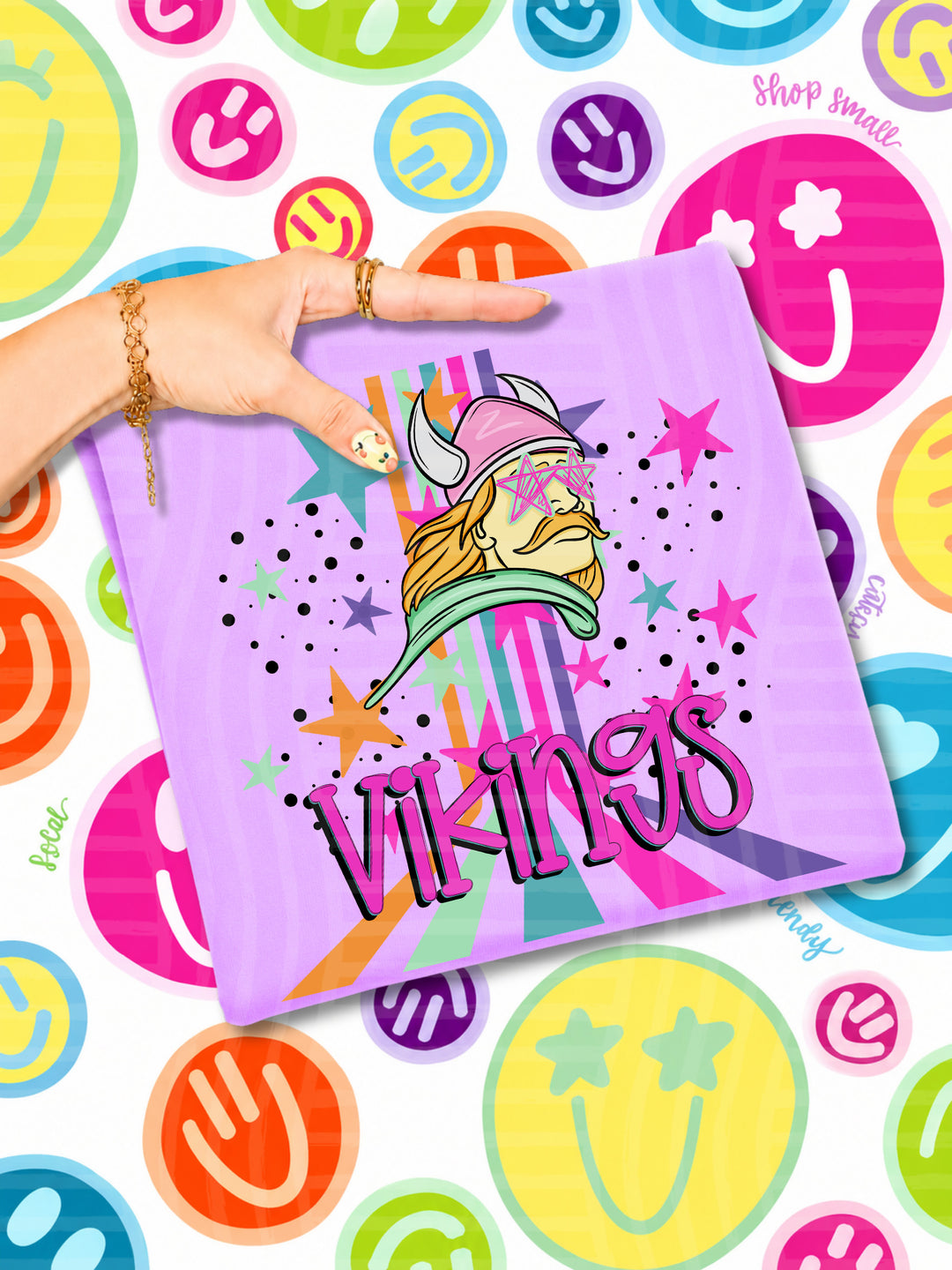 Starry Eyes Rainbow Mascots DTF Print