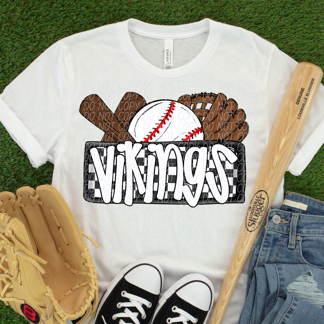 Baseball Mascots DTF Print