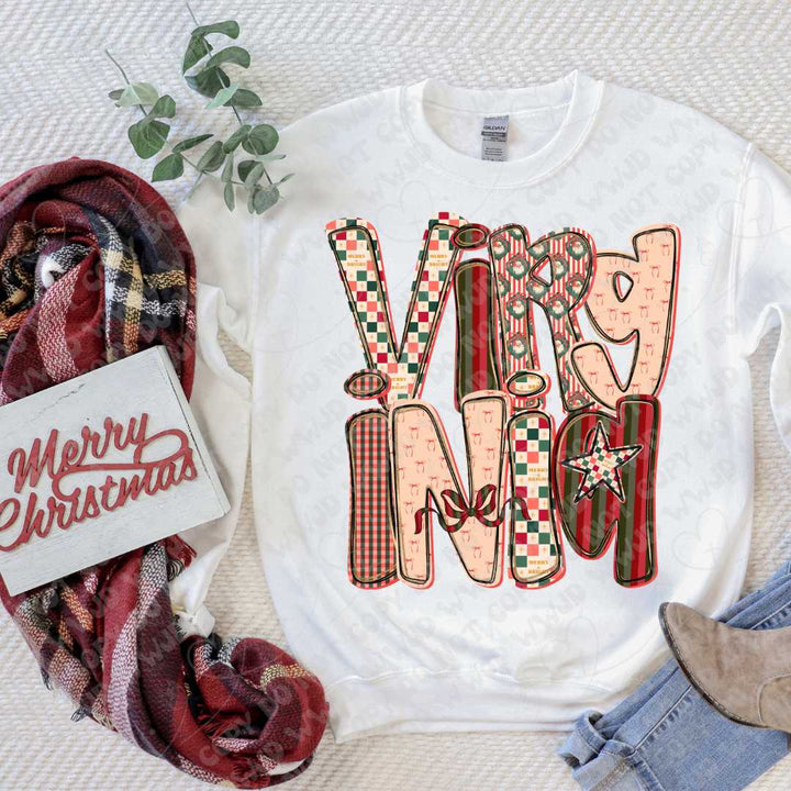 Merry State Alpha DTF Print