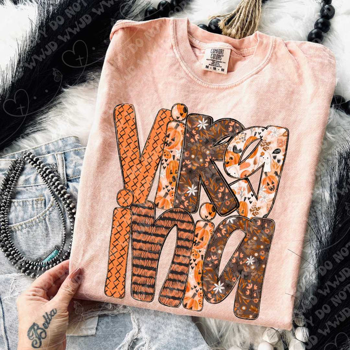 State Pumpkin Alpha DTF Print