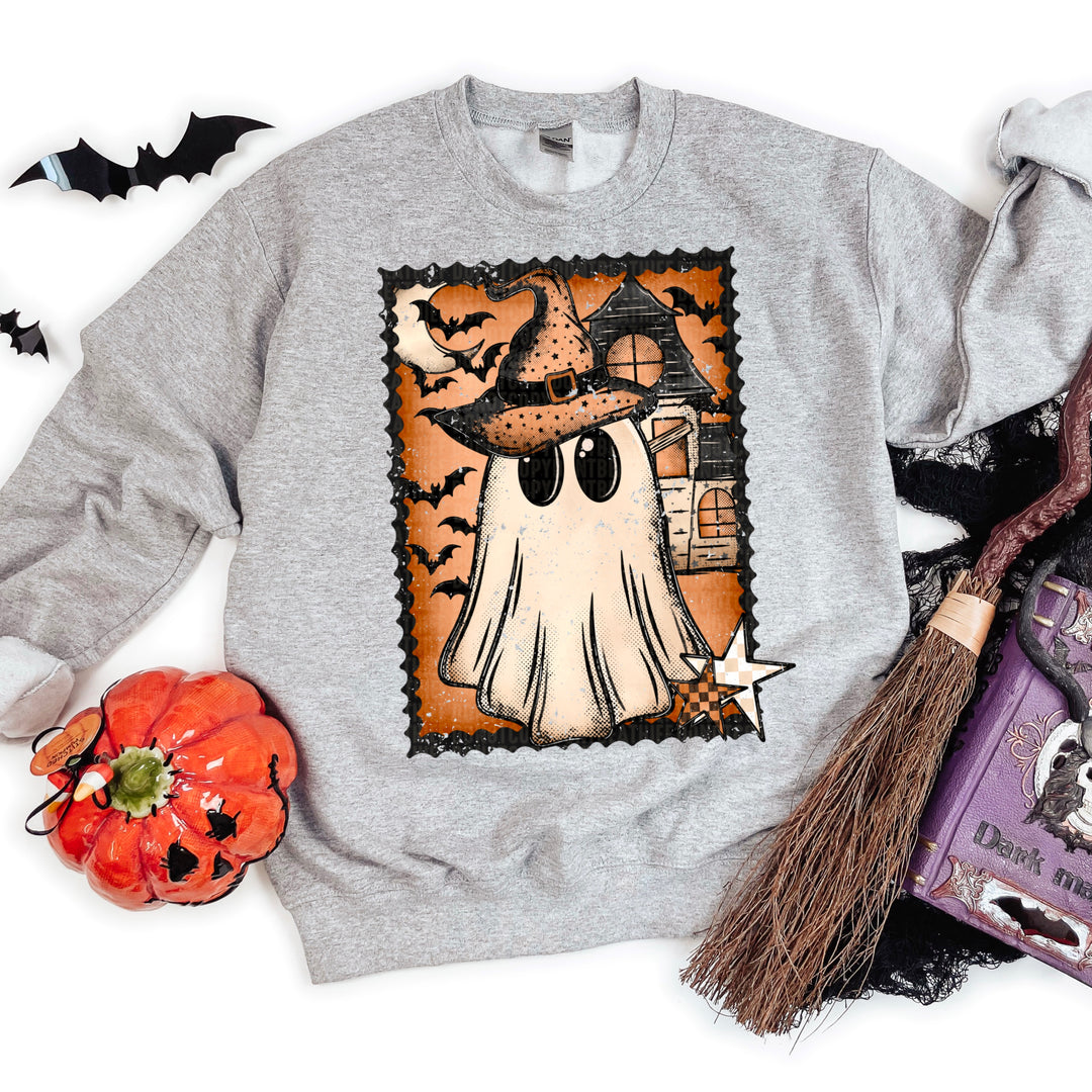 Vintage Ghost DTF Print